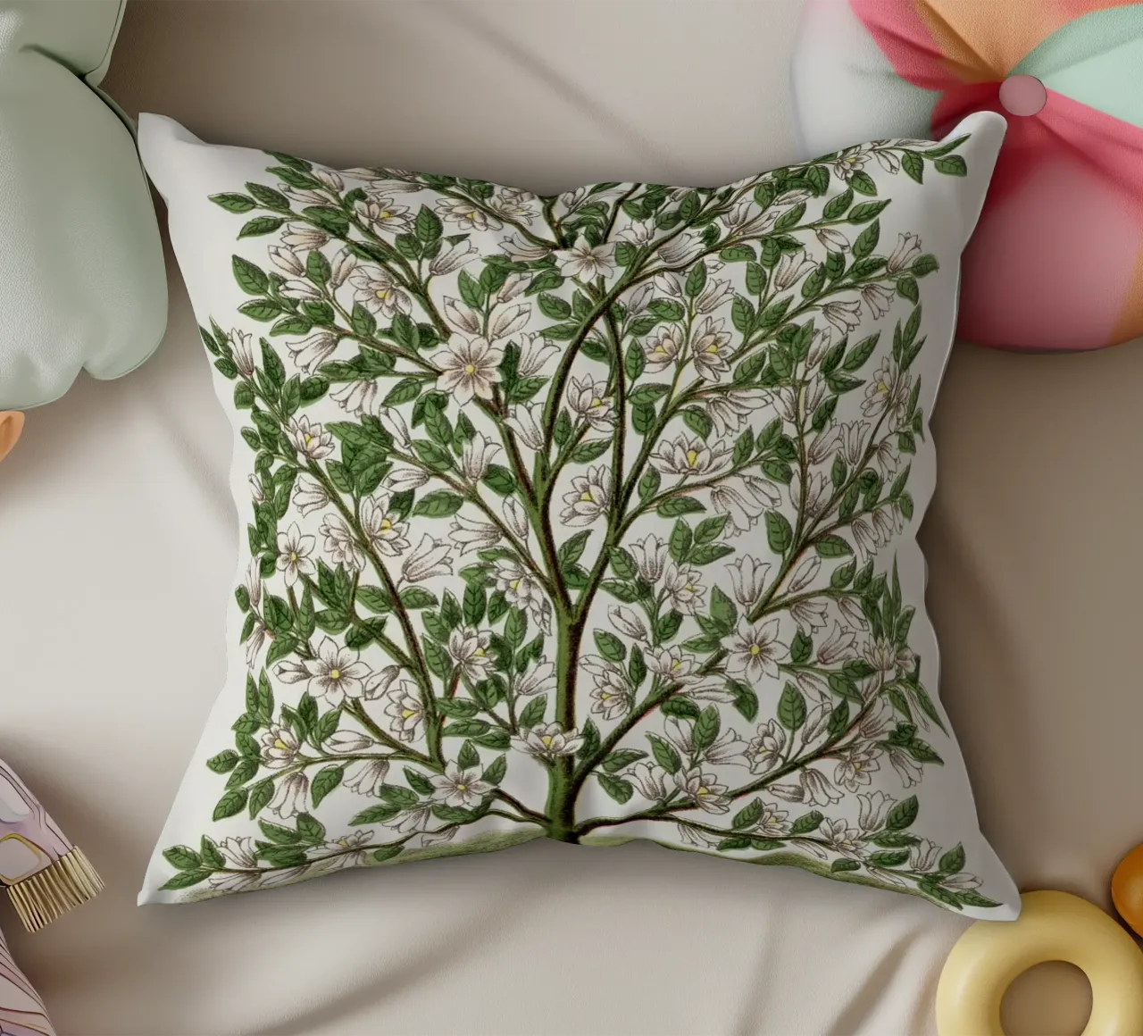 Hardy Magnolia tree cuscino da vintageshop