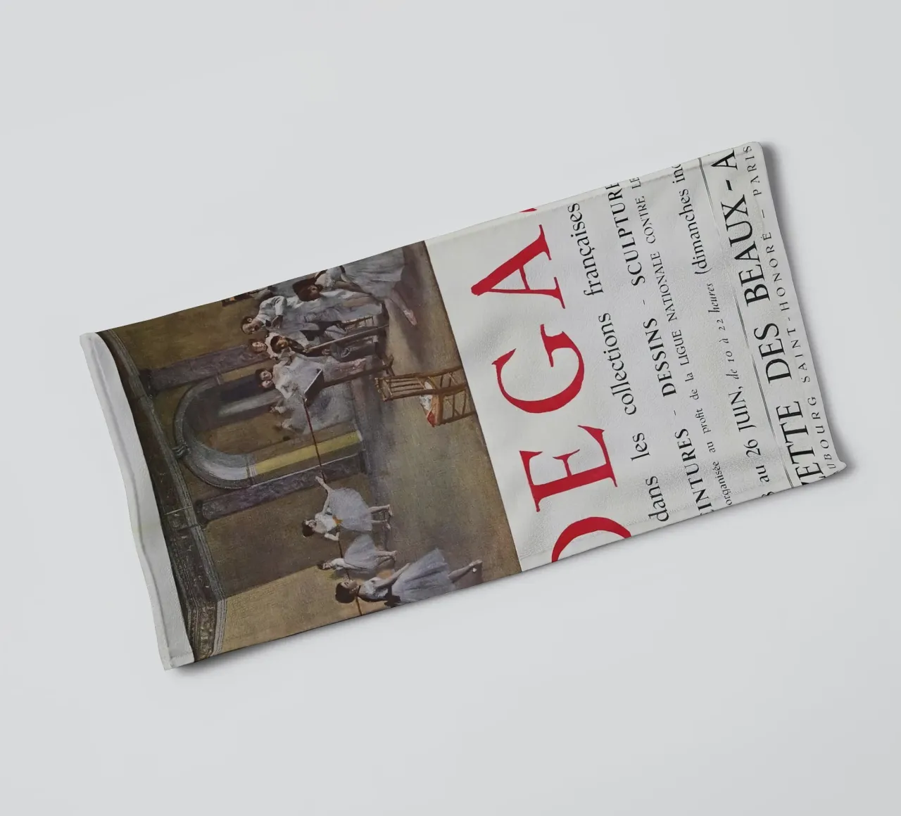 Degas In The Collections Poster towel by Alfieson