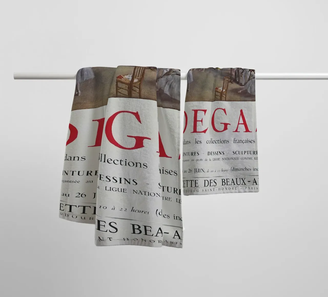 Degas In The Collections Poster towel by Alfieson