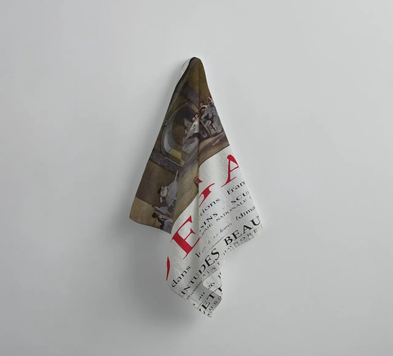 Degas In The Collections Poster towel by Alfieson