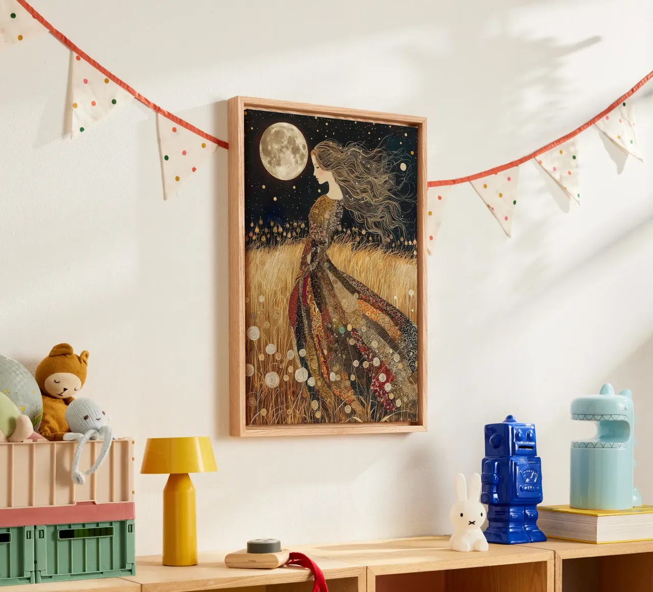 Harvest Moon canvas by Super Art