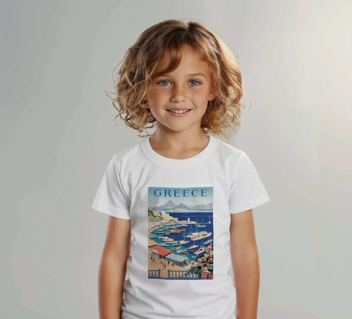 greece2 t-shirt bambini da Robert Livingston