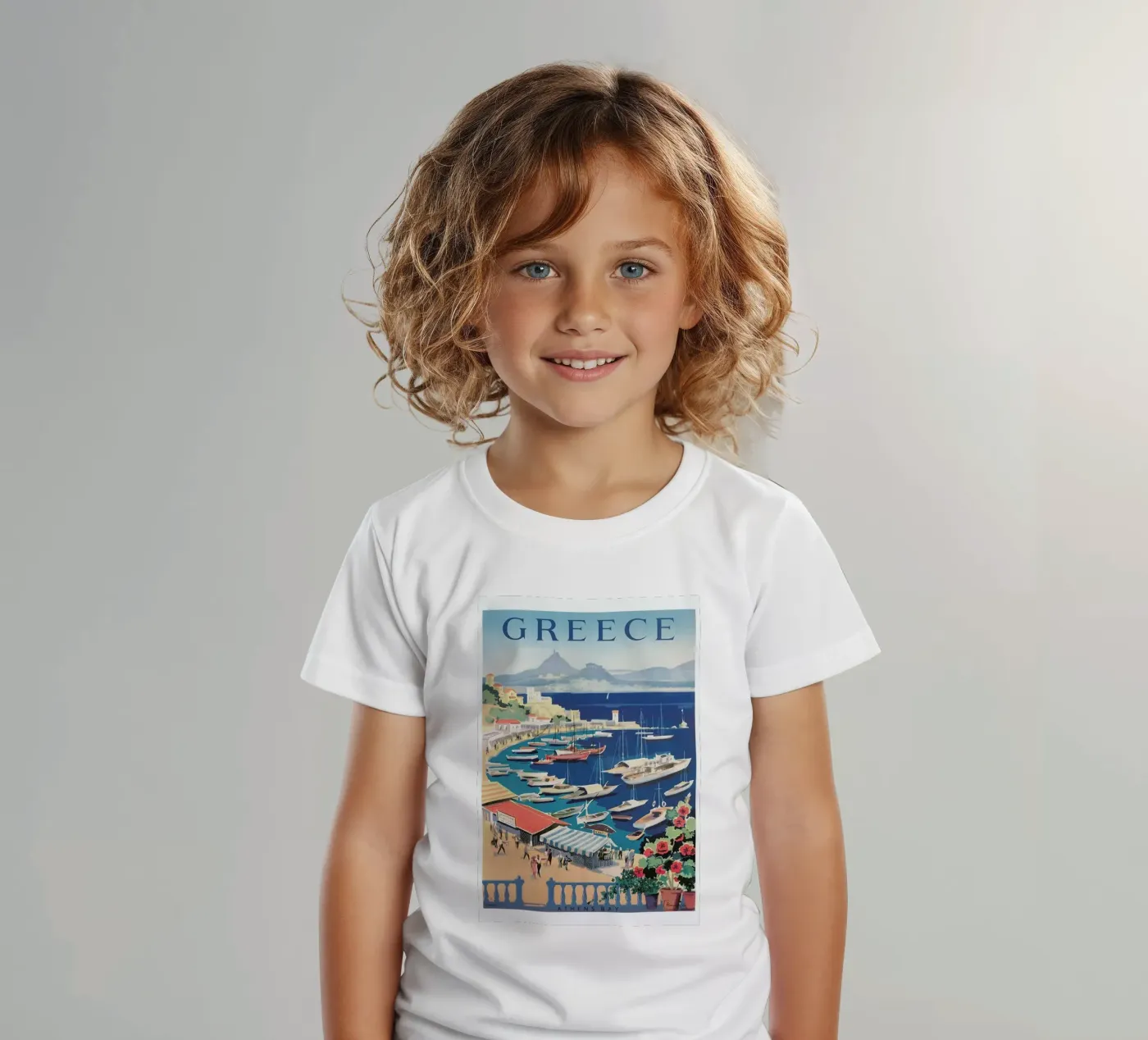 greece2 t-shirt bambini da Robert Livingston