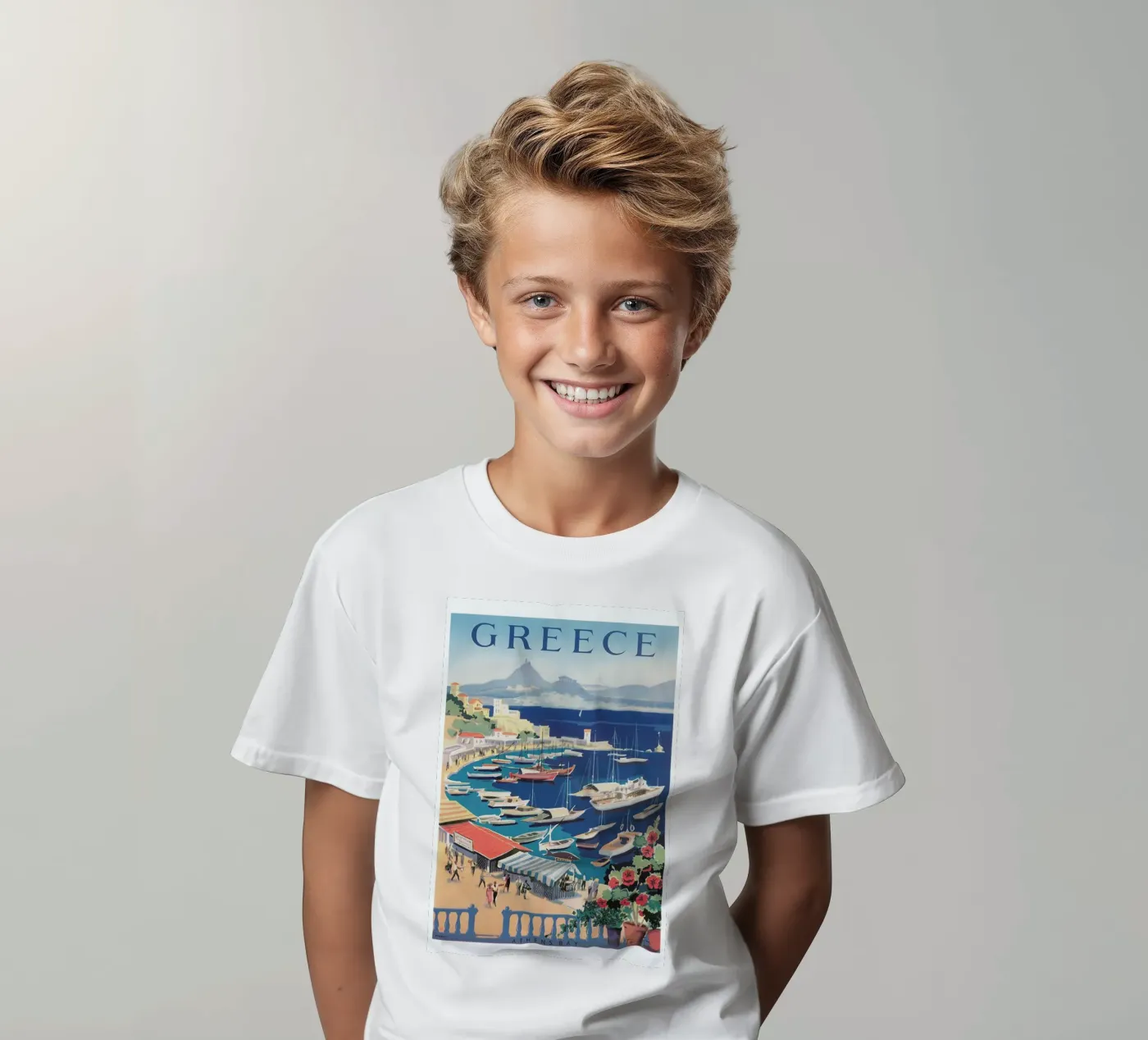 greece2 t-shirt bambini da Robert Livingston