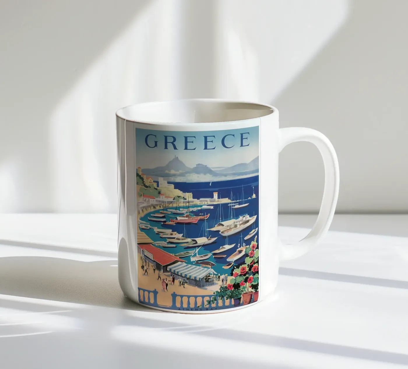 greece2 ceramic mug by Robert Livingston