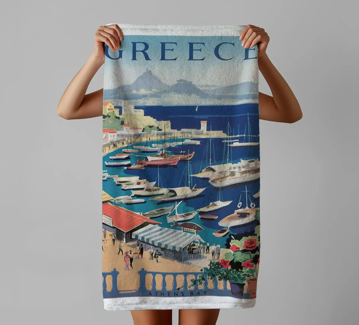 greece2 towel by Robert Livingston