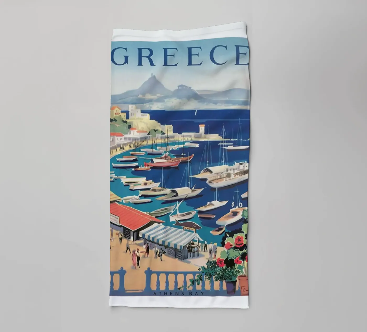 greece2 towel by Robert Livingston
