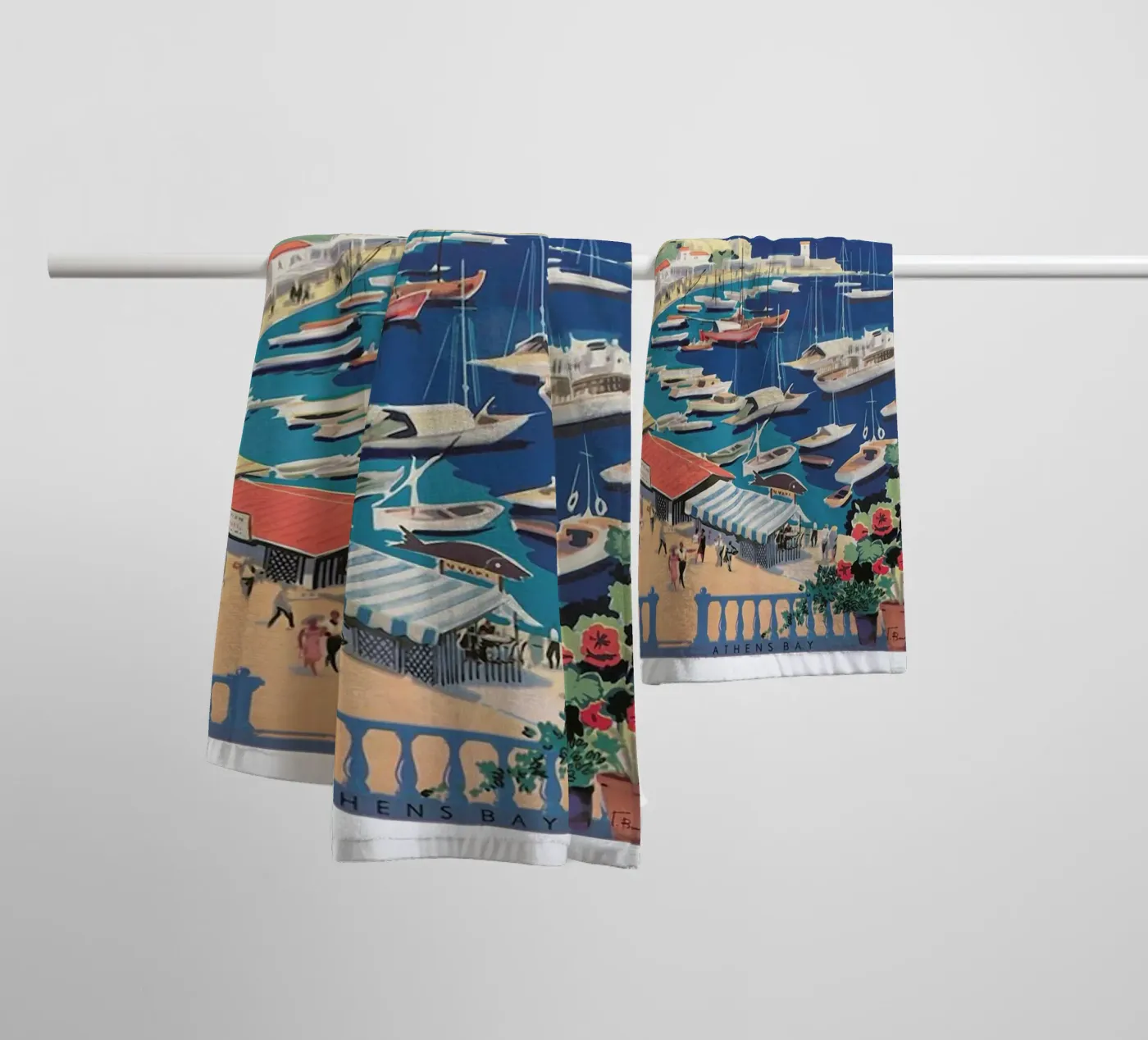 greece2 towel by Robert Livingston