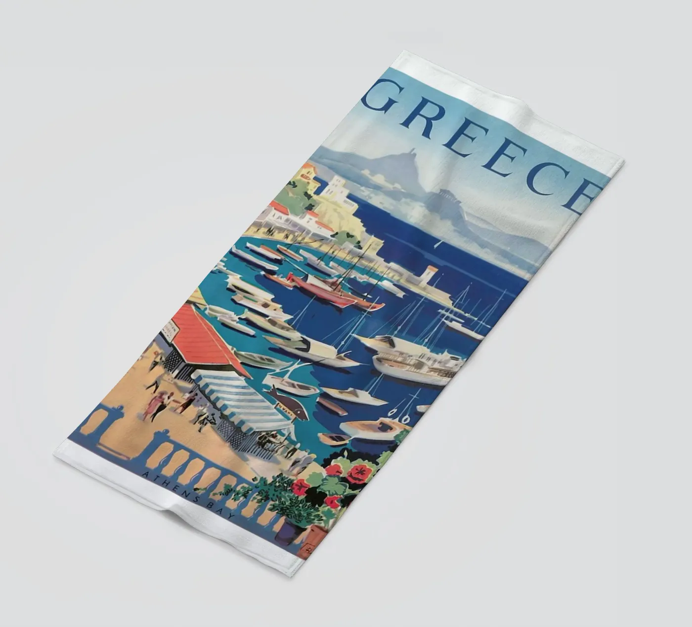 greece2 strandhanddoek van Robert Livingston