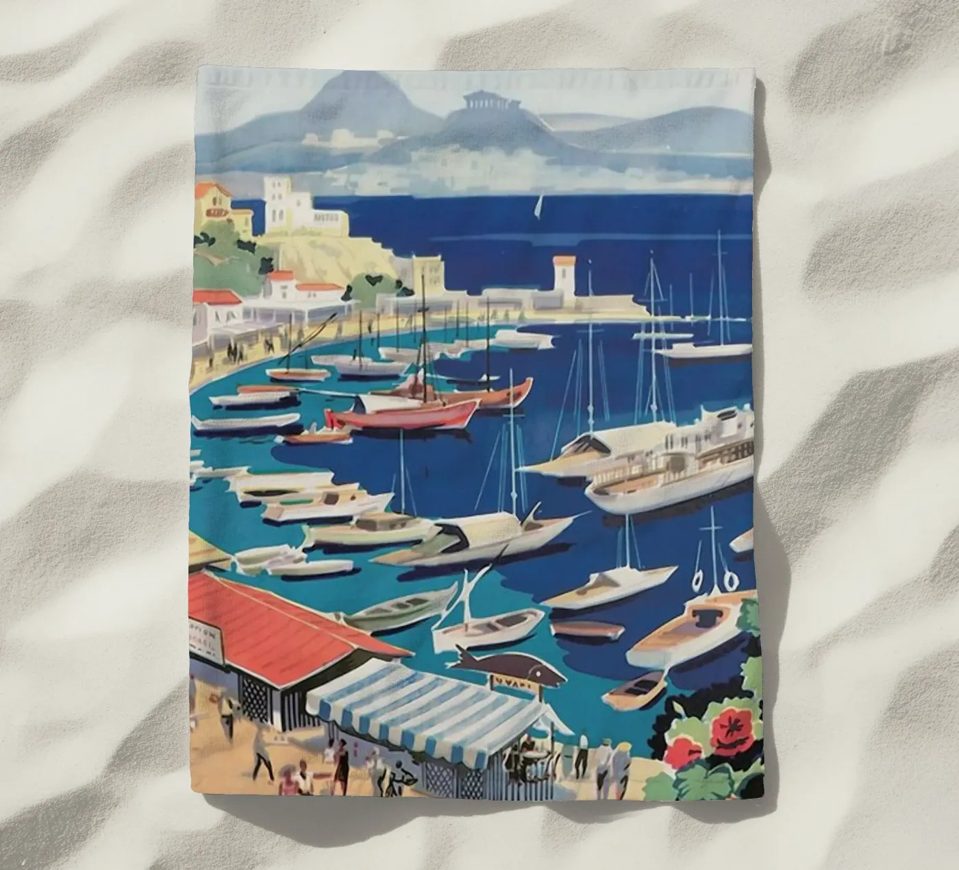 greece2 strandhanddoek van Robert Livingston