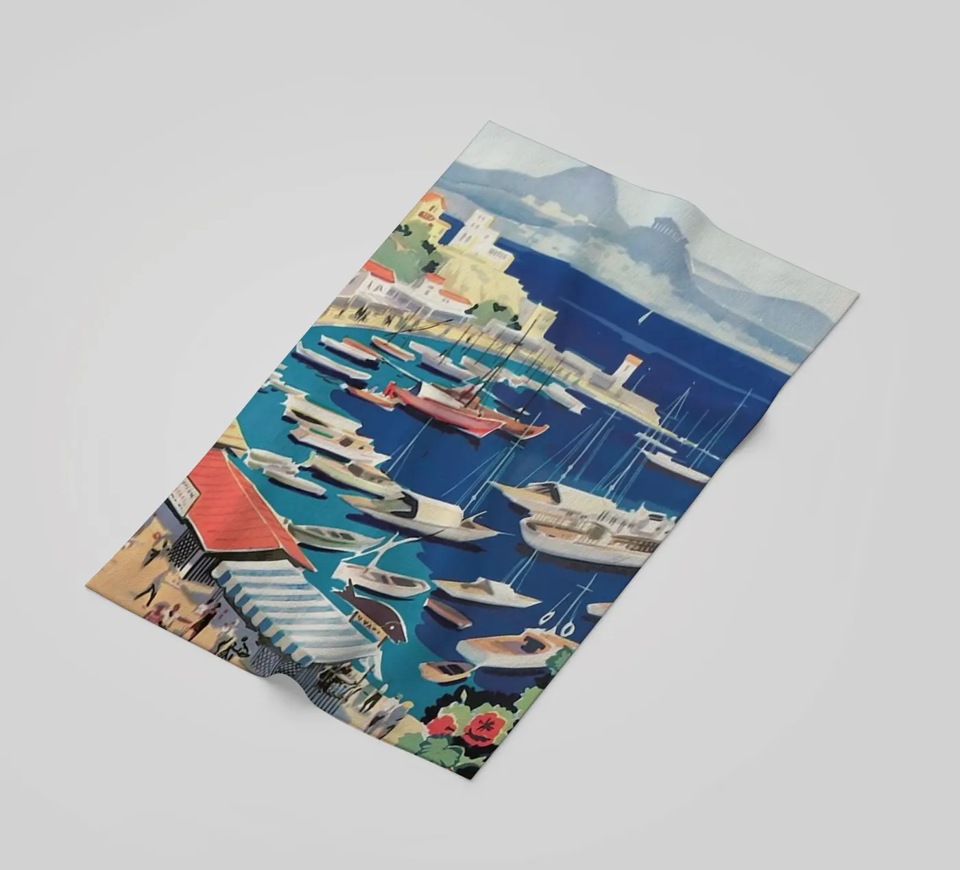 greece2 strandhanddoek van Robert Livingston