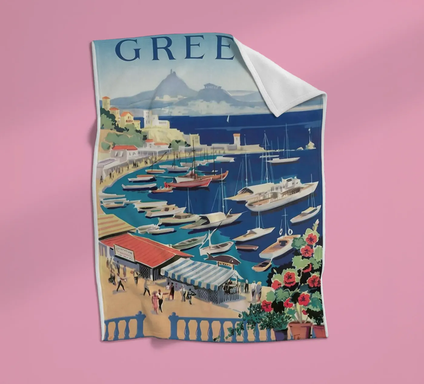 greece2 Fleecedecke von Robert Livingston