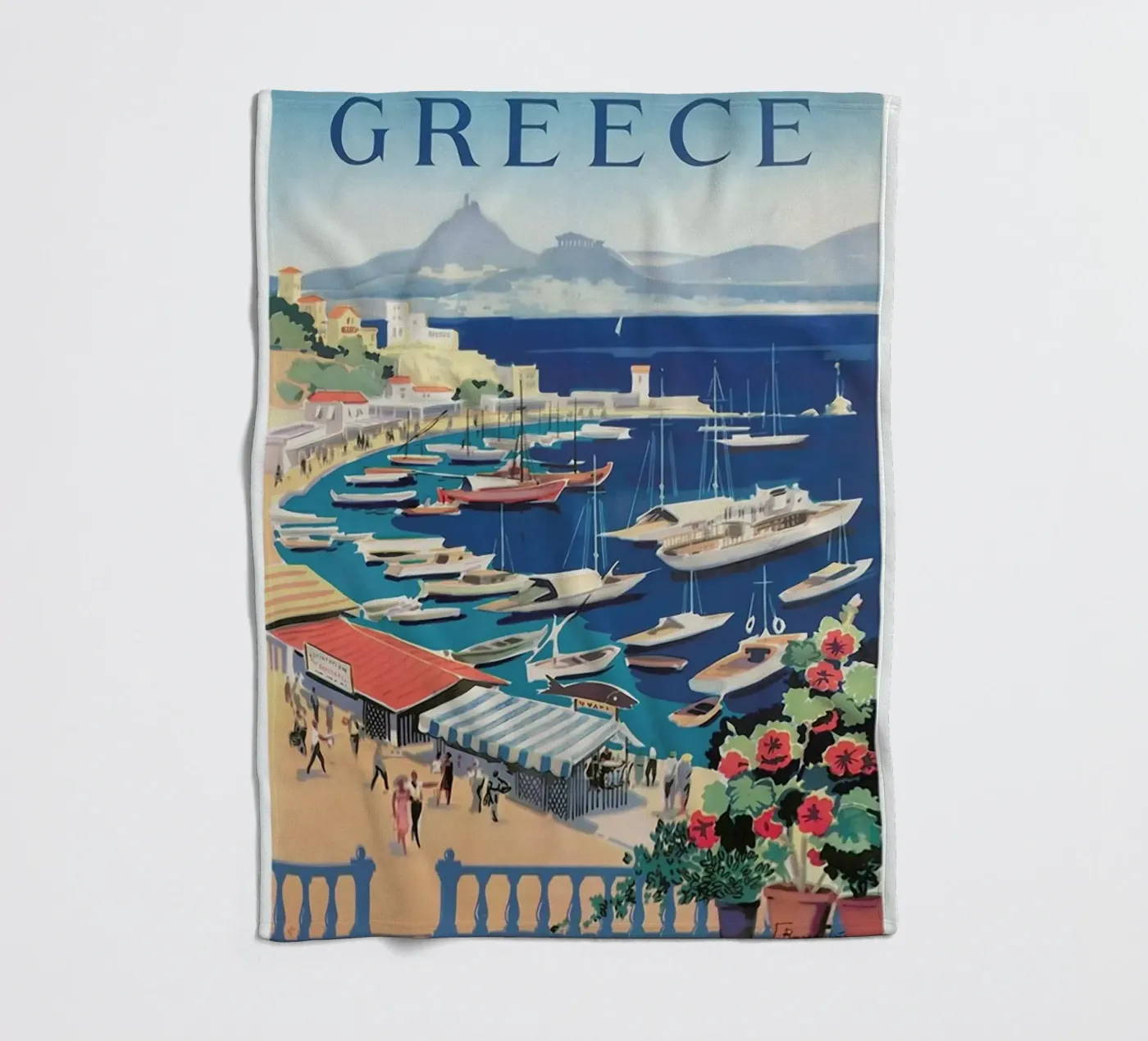 greece2 Fleecedecke von Robert Livingston