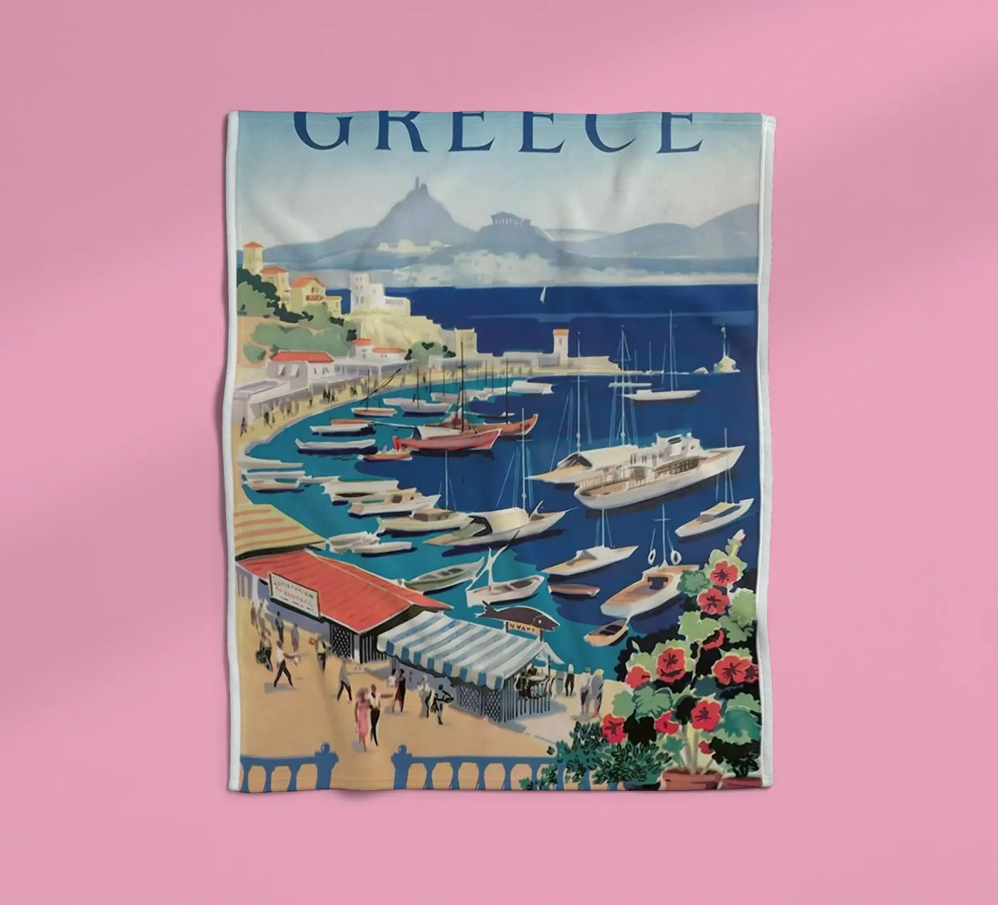 greece2 Fleecedecke von Robert Livingston