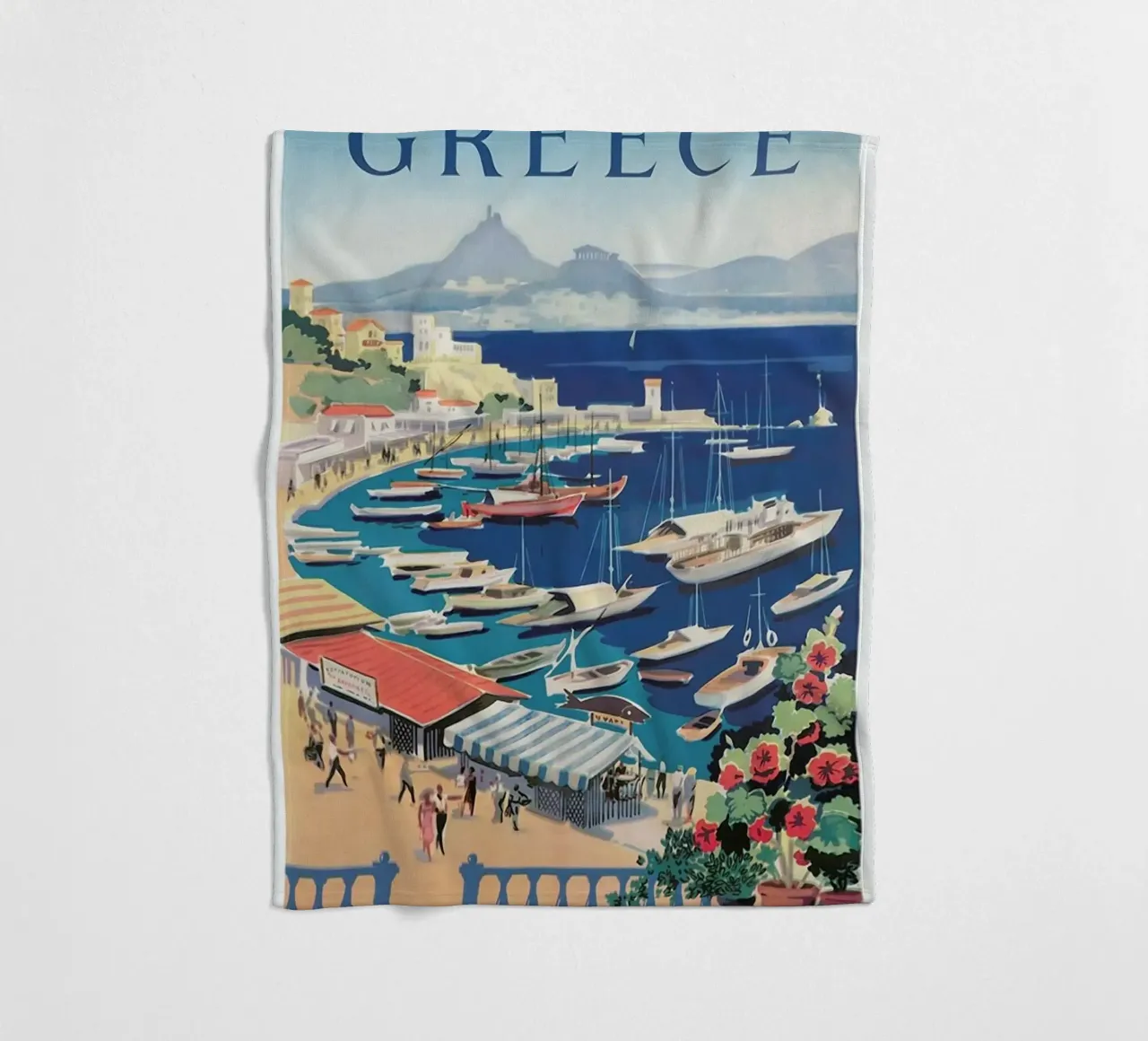 greece2 Fleecedecke von Robert Livingston