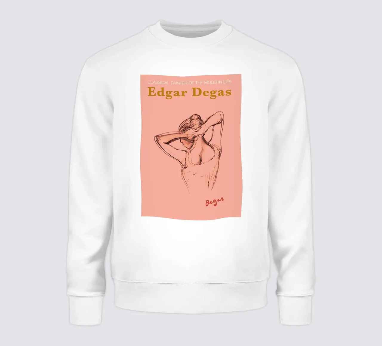Edgar Degas Donna Sceth Poster felpa da Alfieson