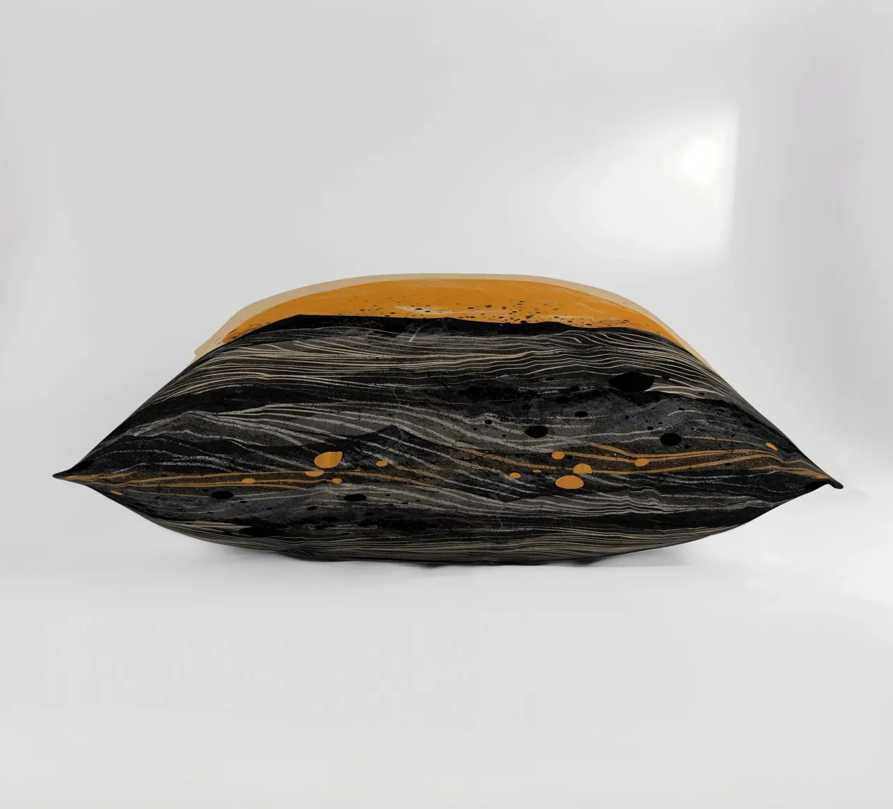 sole orizzonte onde punti texture linee elementi astratti cuscino da minerva santiago