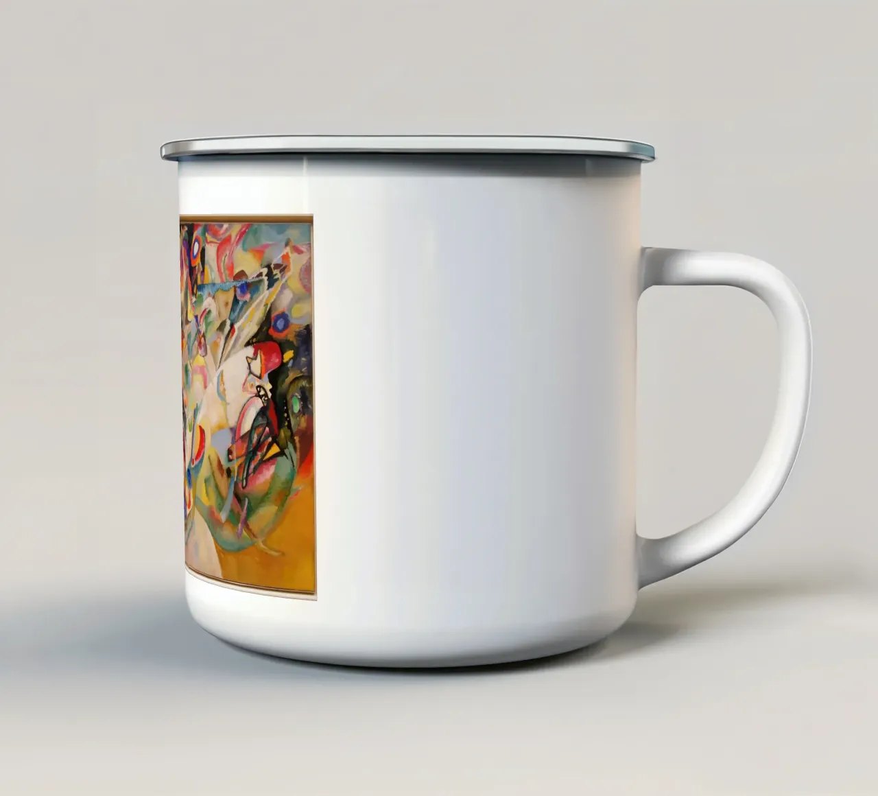 Wassily Kandinsky tazza in smalto da Maegan