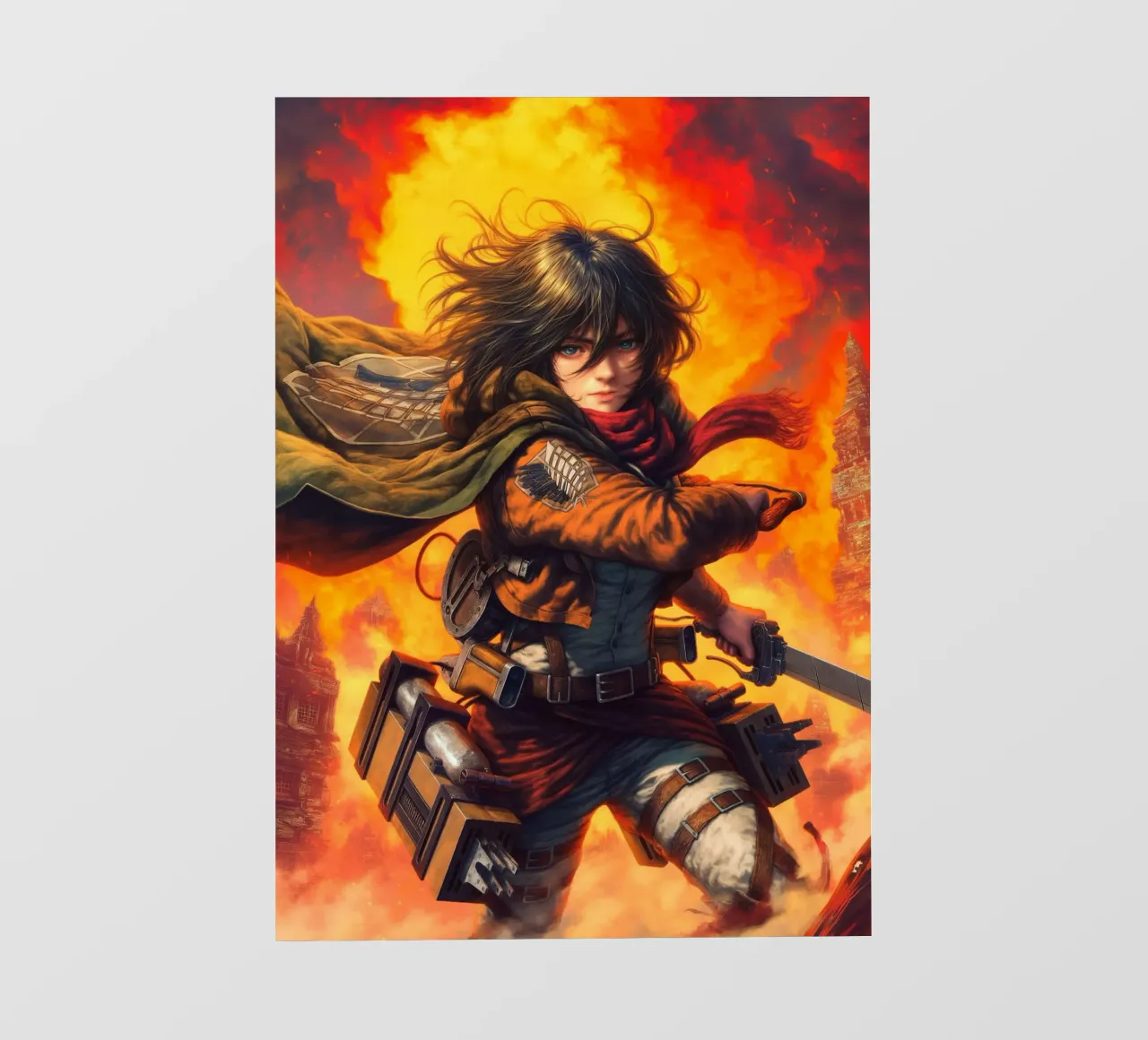 Mikasa Ackerman Attack on Titan photo wallpaper by Fleur de Lys