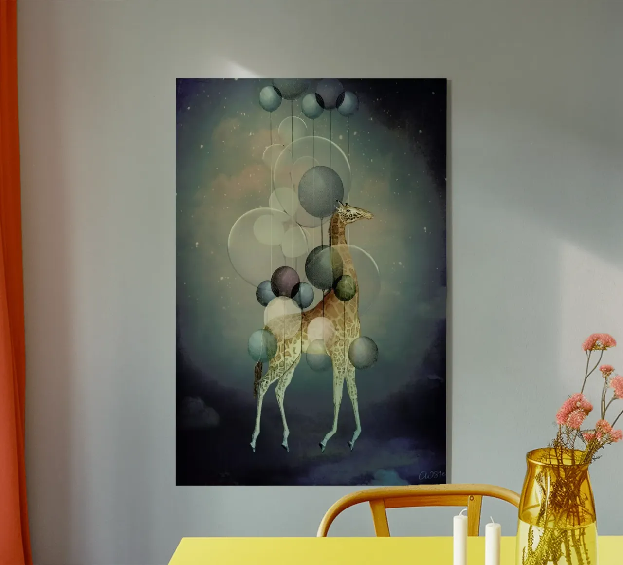 Flying High acrylic glass by Catrin Welz-Stein