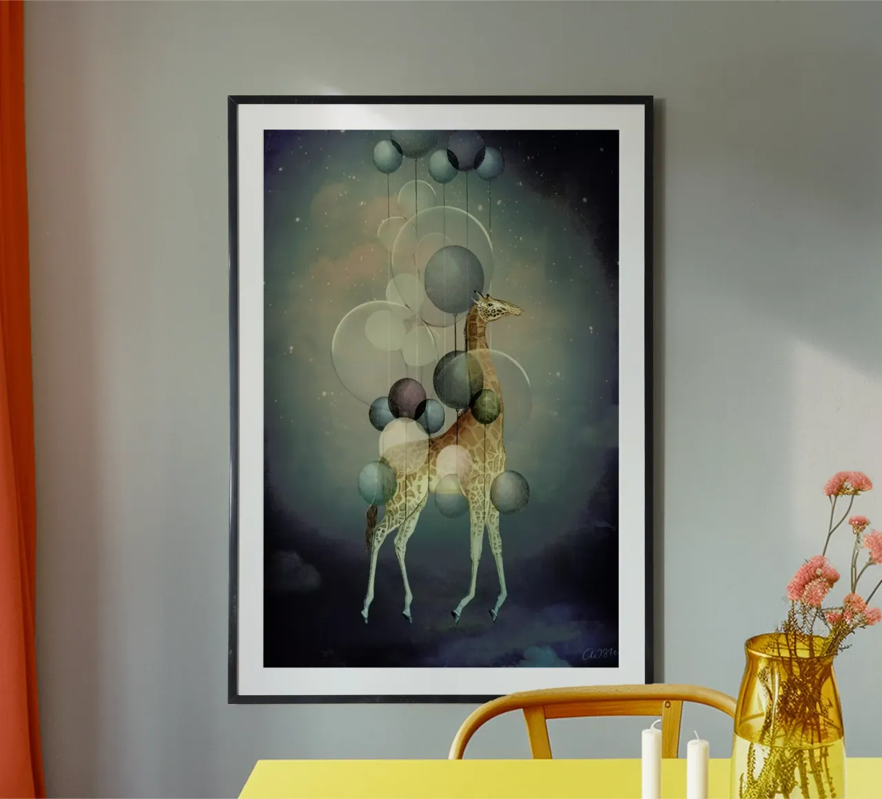 Flying High poster van Catrin Welz-Stein