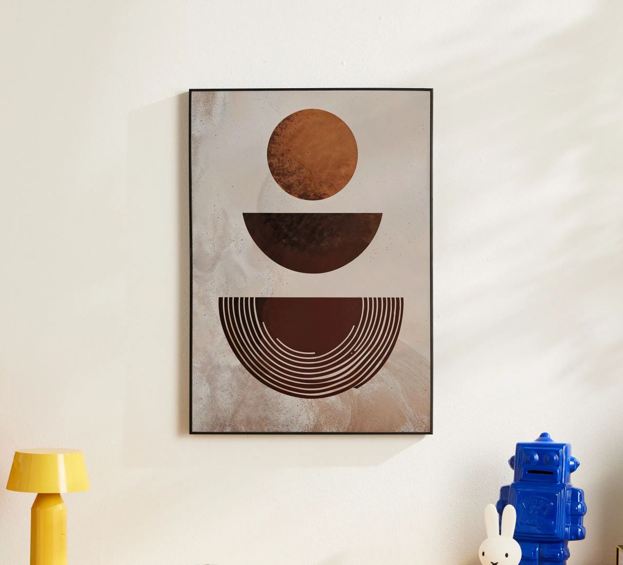 cerchi semicerchi modelli forme geometriche linee terra a alluminio dibond da Gloria A Kifyuk