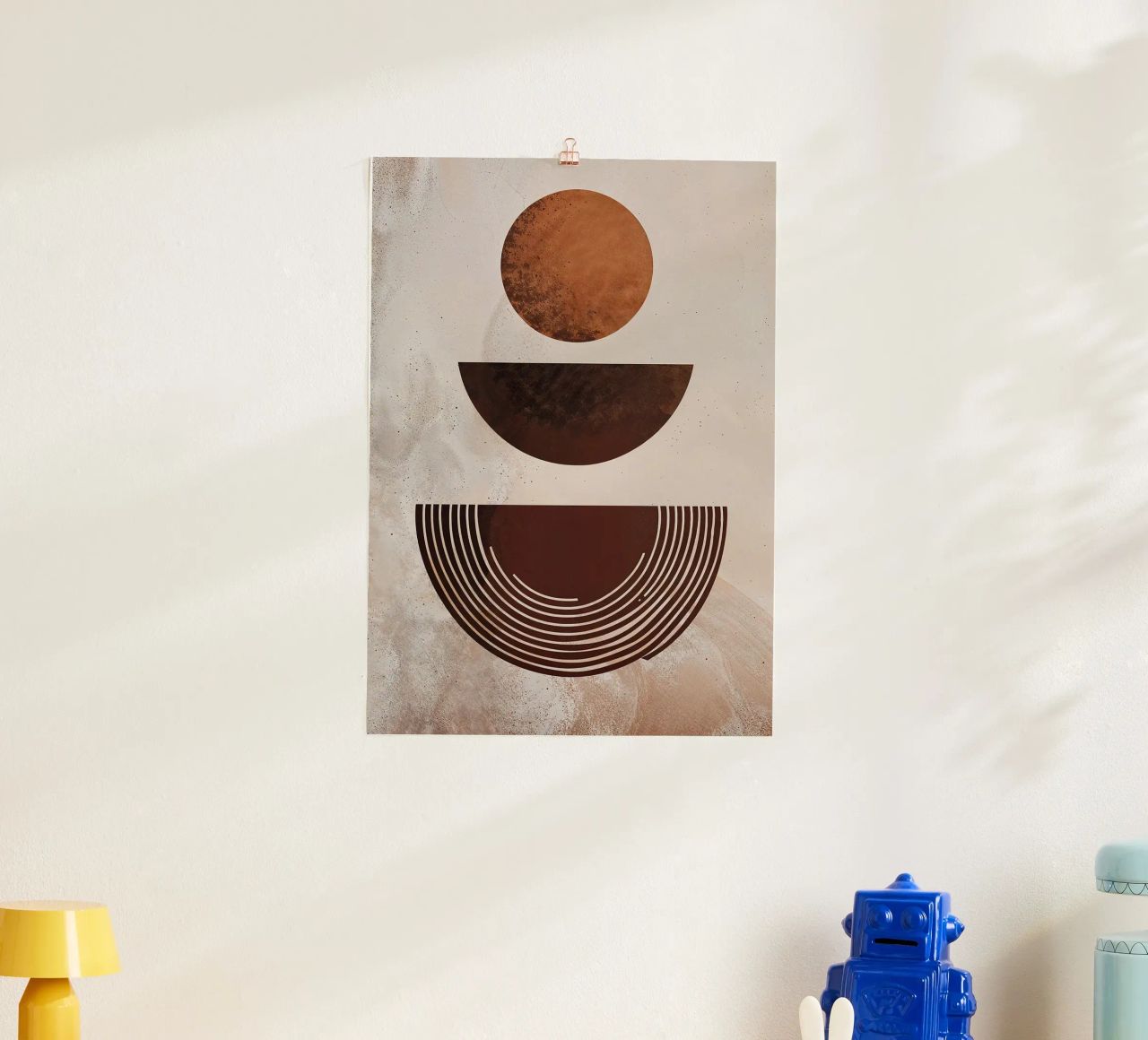 cerchi semicerchi modelli forme geometriche linee terra a carta hahnemühle da Gloria A Kifyuk