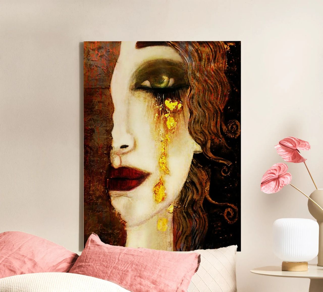Golden Tears Freya’s Tears of Gold Anne Marie Zimmerman Leinwand von Super Art