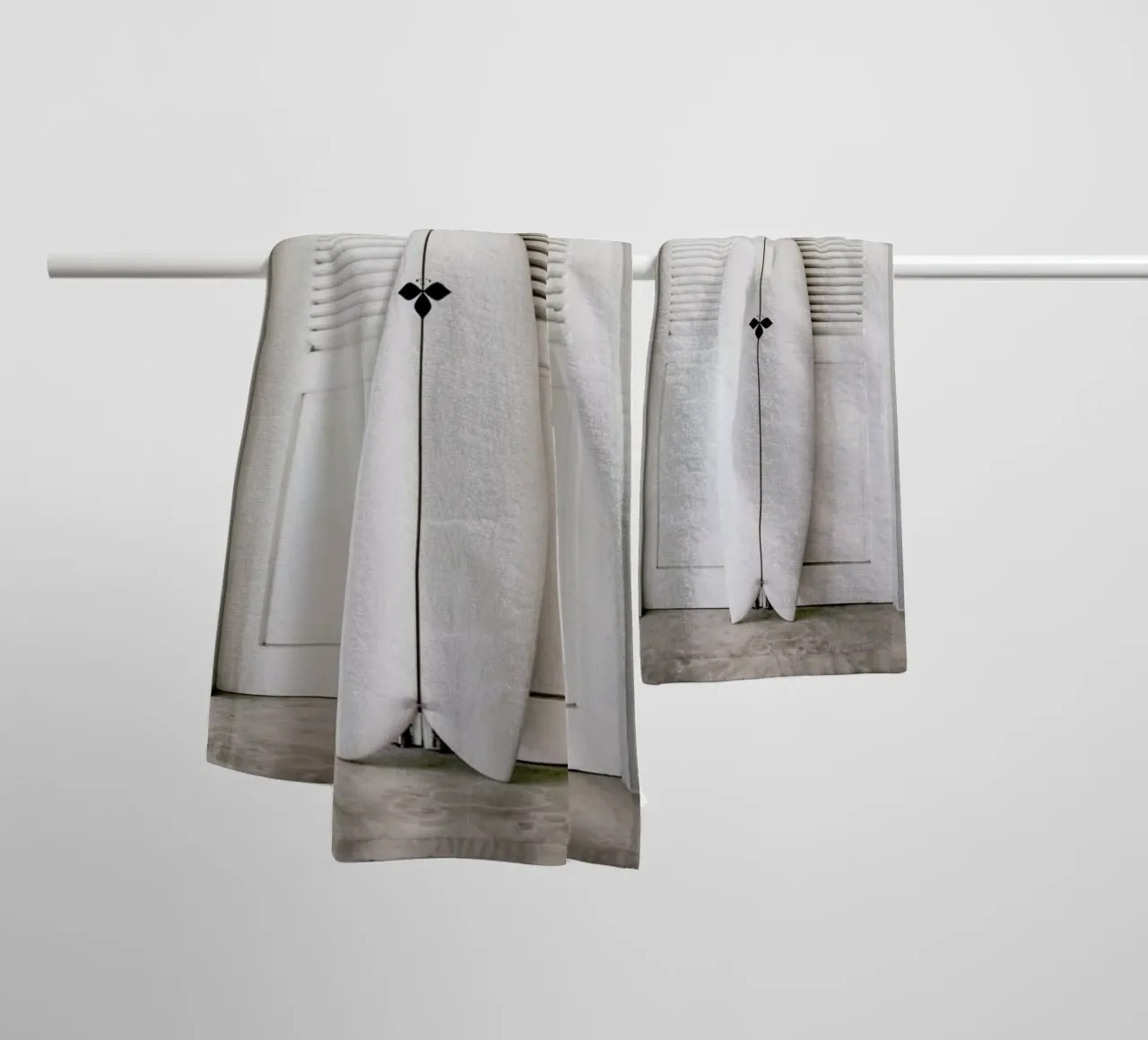 Surf Symmetrie towel by Chris Abatzis