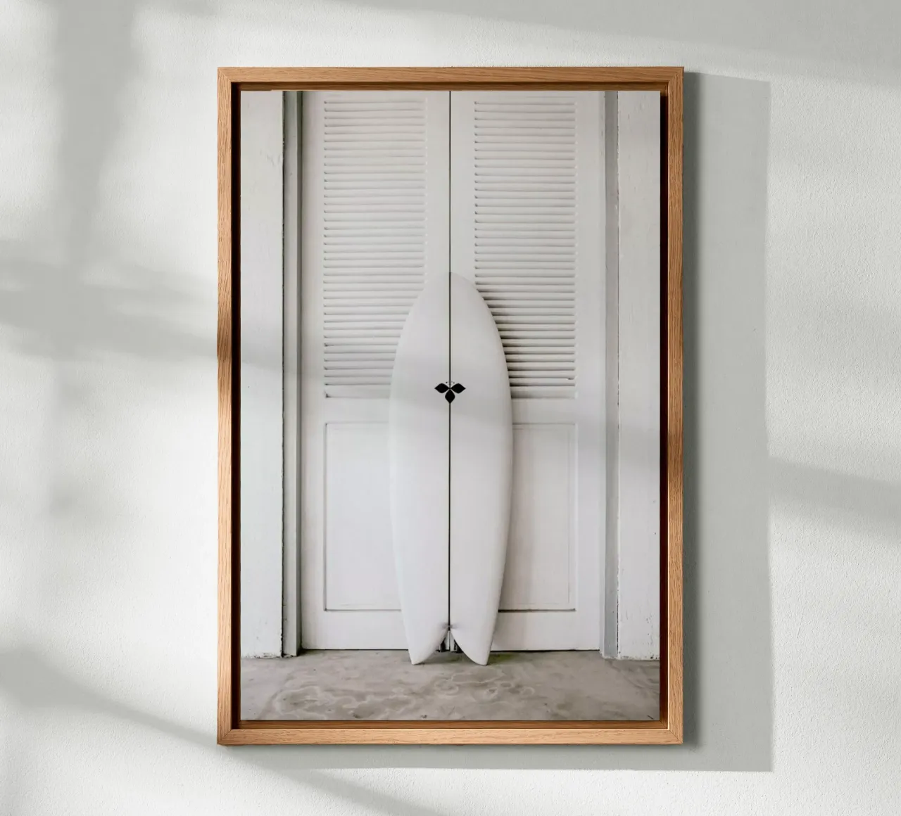 Surf Symmetrie tela con Cornice a cassetta da Chris Abatzis