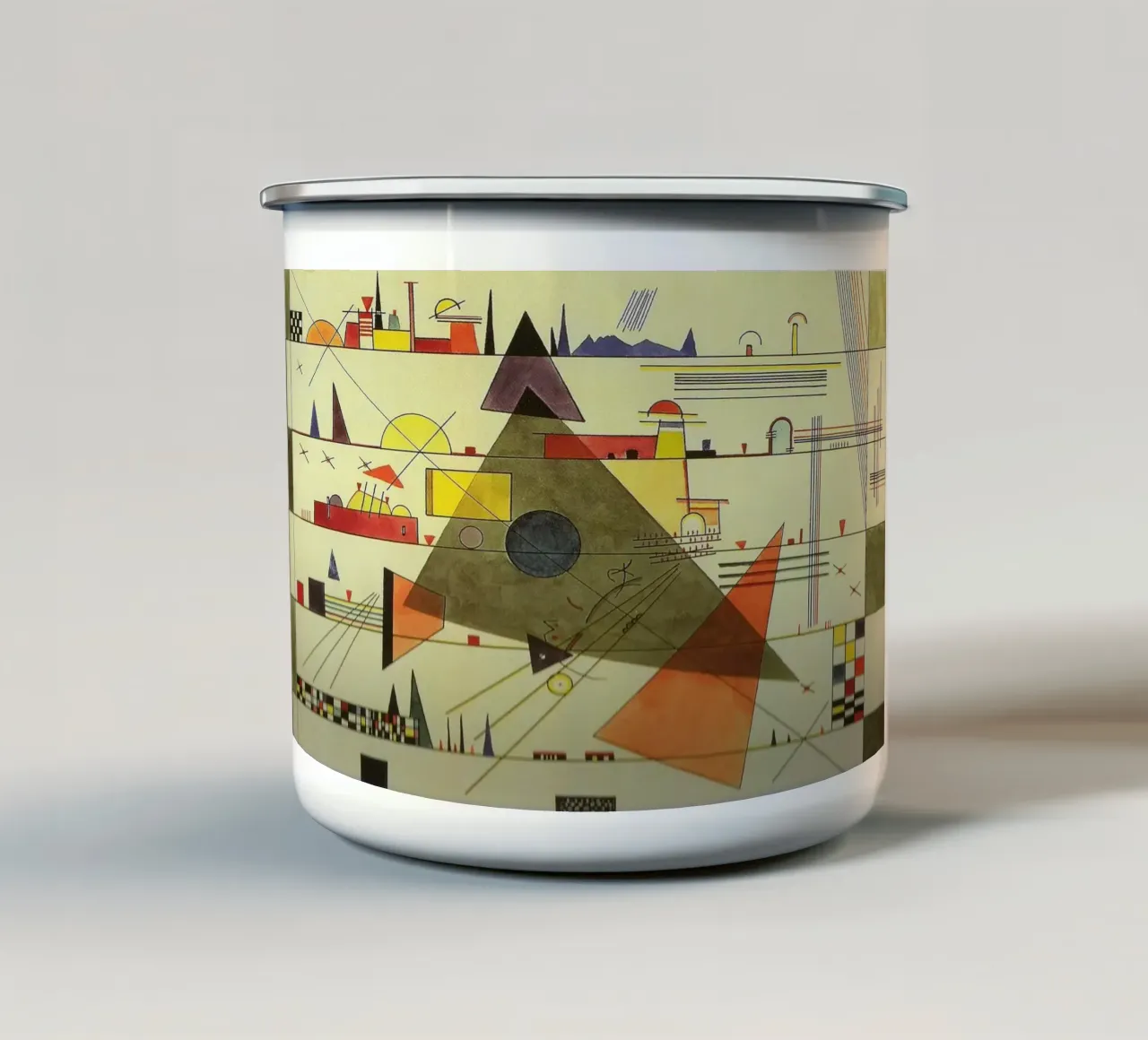Wassily Kandinsky tazza in smalto da Maegan
