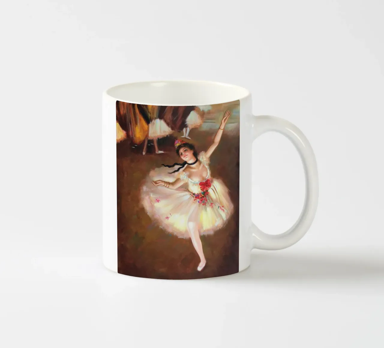 Edgar Degas Ballerina di stelle tazza in ceramica da Alfieson
