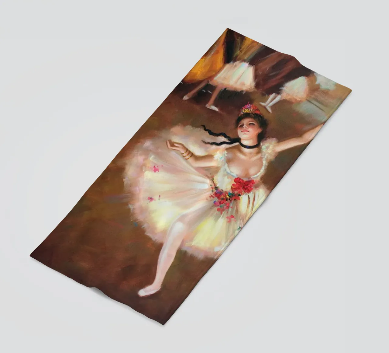 Edgar Degas Ballerina di stelle telo mare da Alfieson