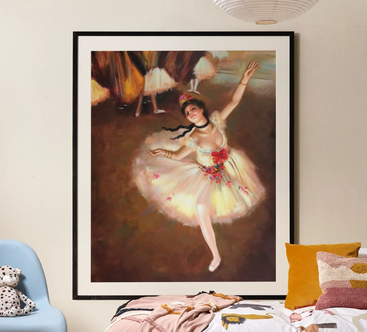 Edgar Degas Ballerina di stelle carta hahnemühle da Alfieson