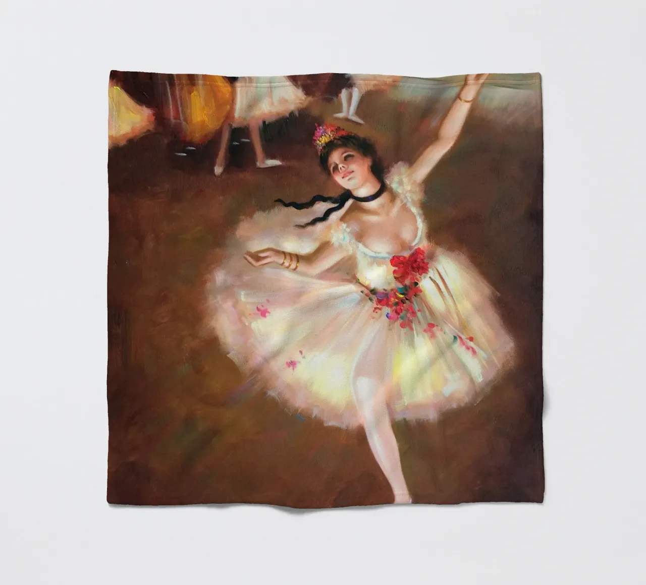 Edgar Degas Ballerina di stelle coperta in pile da Alfieson