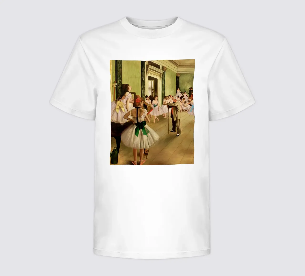 Degas - The Dance Class kids t-shirt by Alfieson