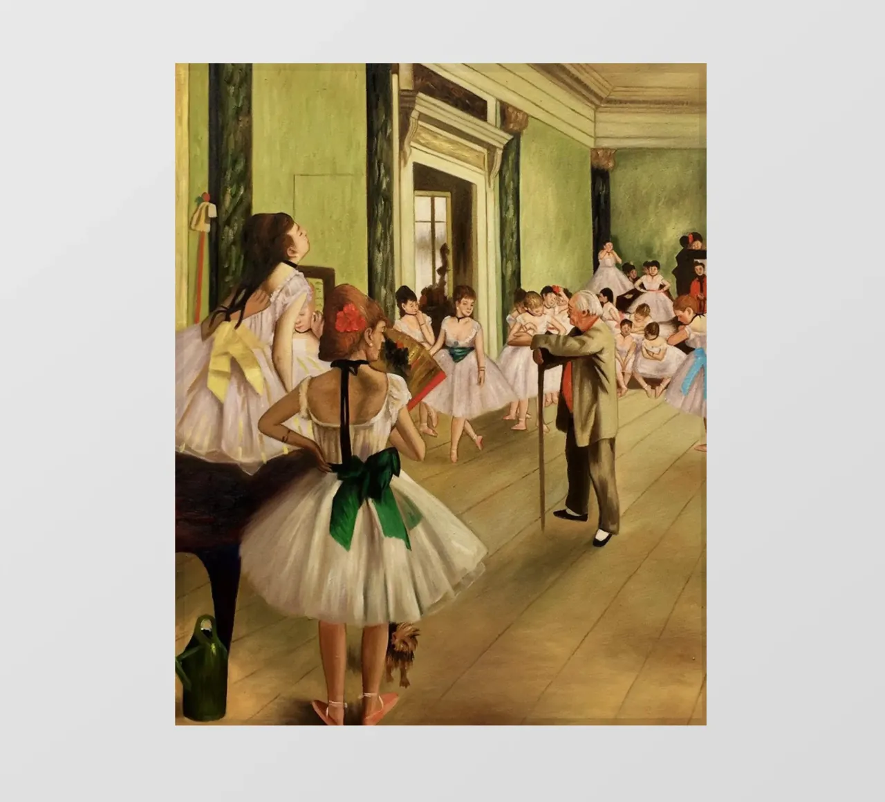 Degas - La classe di danza telo in pvc da Alfieson