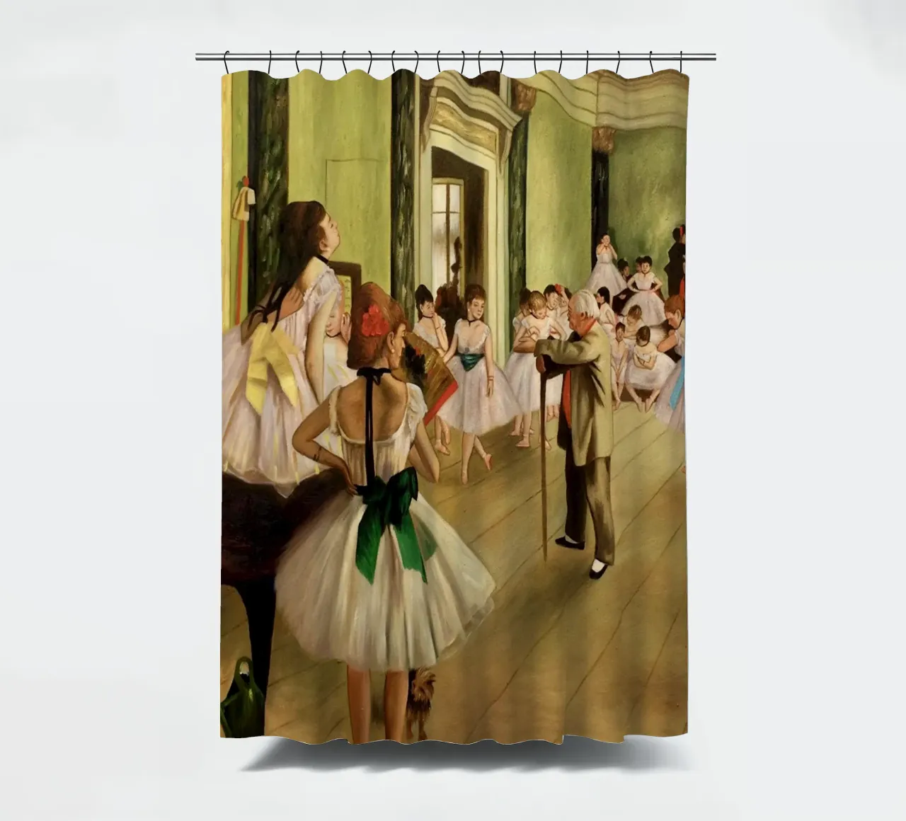 Degas - The Dance Class shower curtain by Alfieson