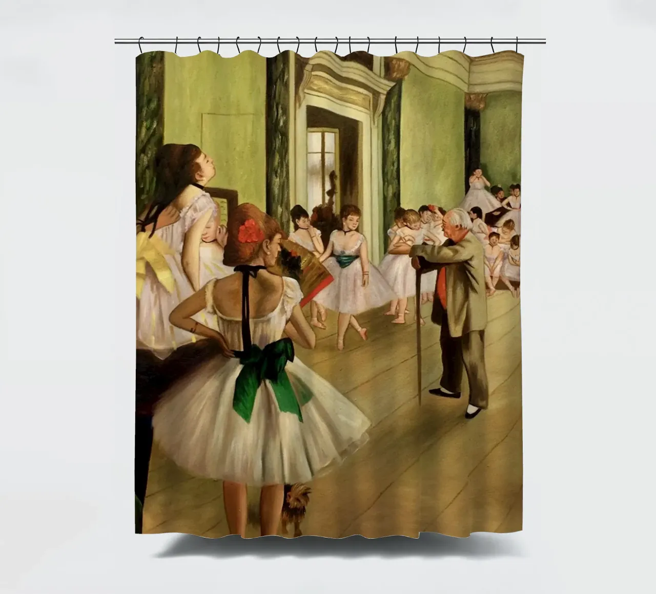 Degas - The Dance Class shower curtain by Alfieson