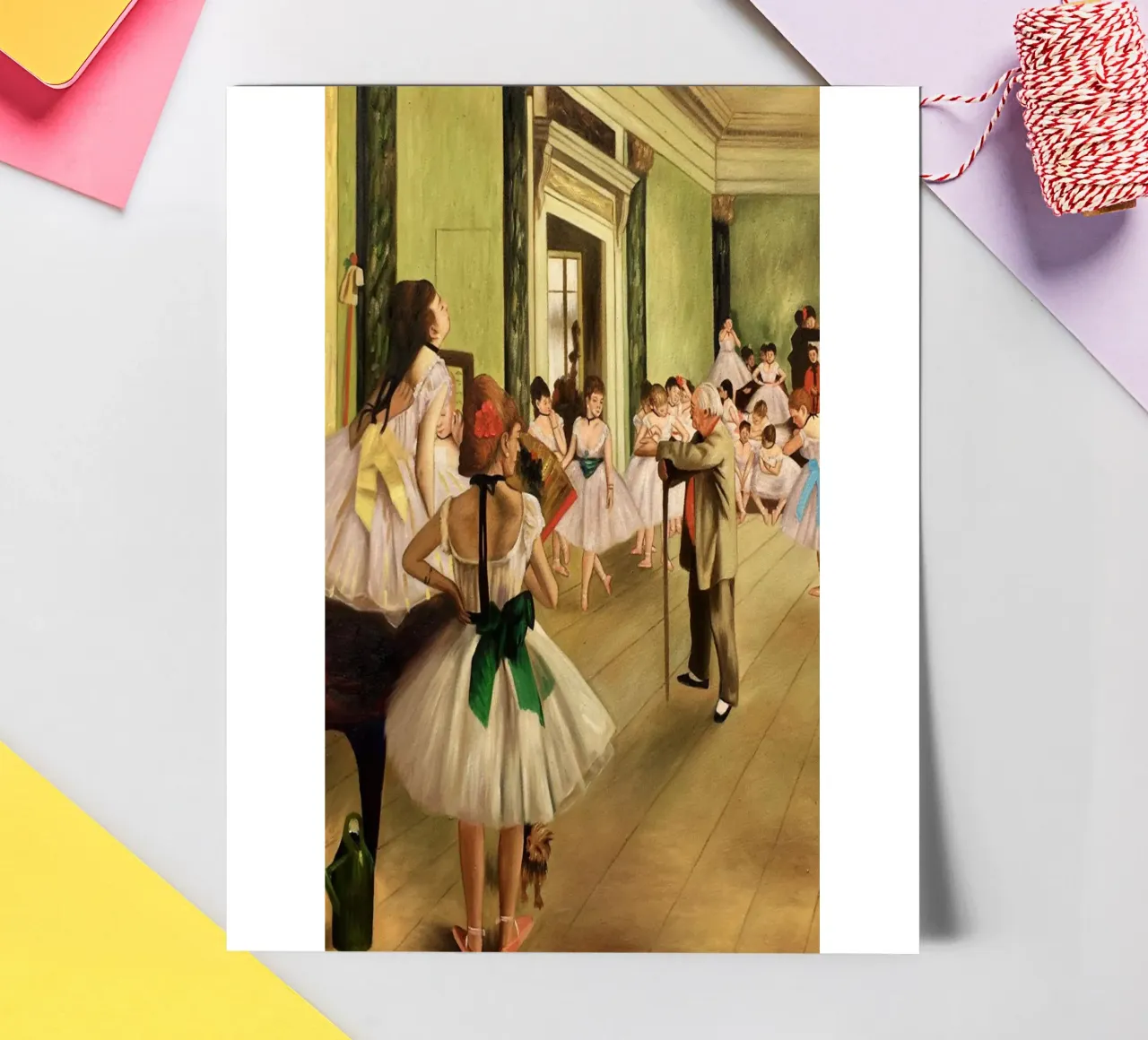 Degas - The Dance Class sticker sheet by Alfieson