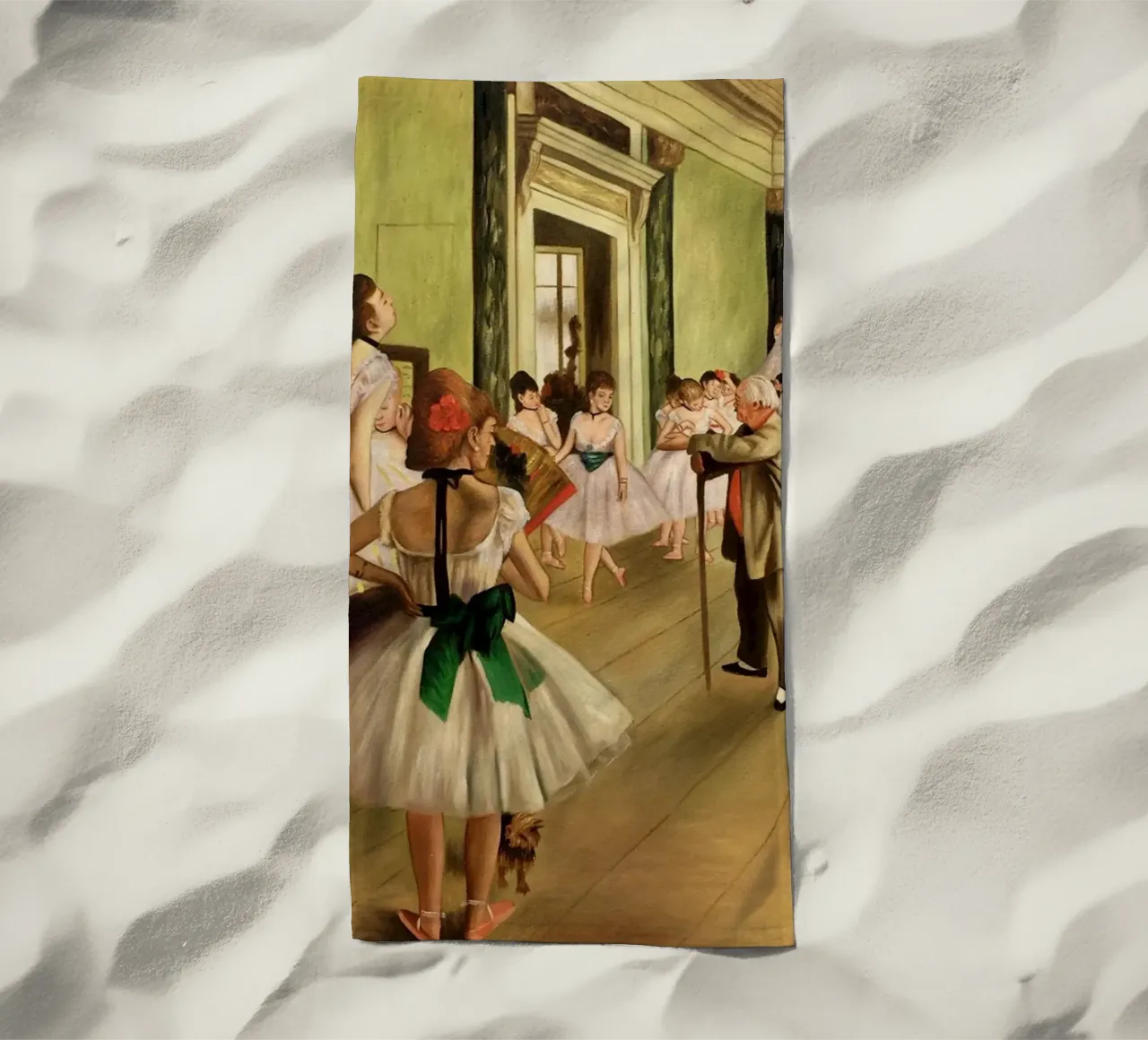 Degas - The Dance Class beach towel by Alfieson