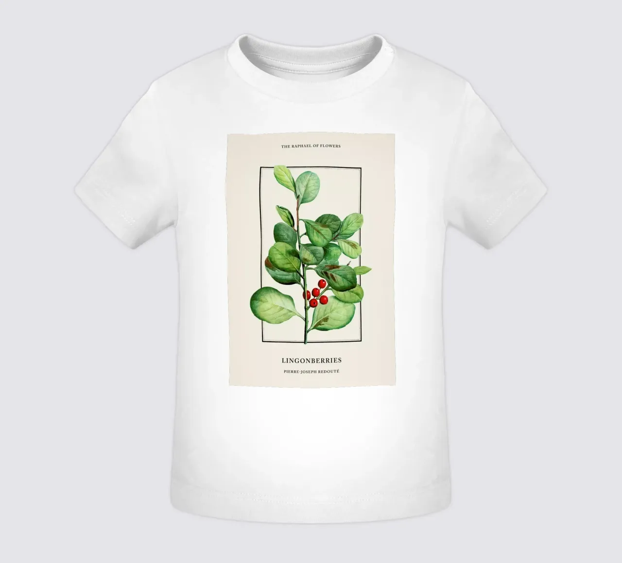 Pierre-Joseph Redouté - Lingonberries maglietta neonato da Vintage by JUNIQE
