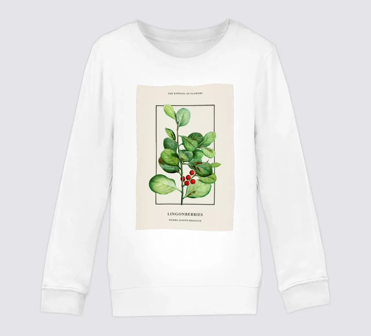 Pierre-Joseph Redouté - Lingonberries felpa bambino da Vintage by JUNIQE