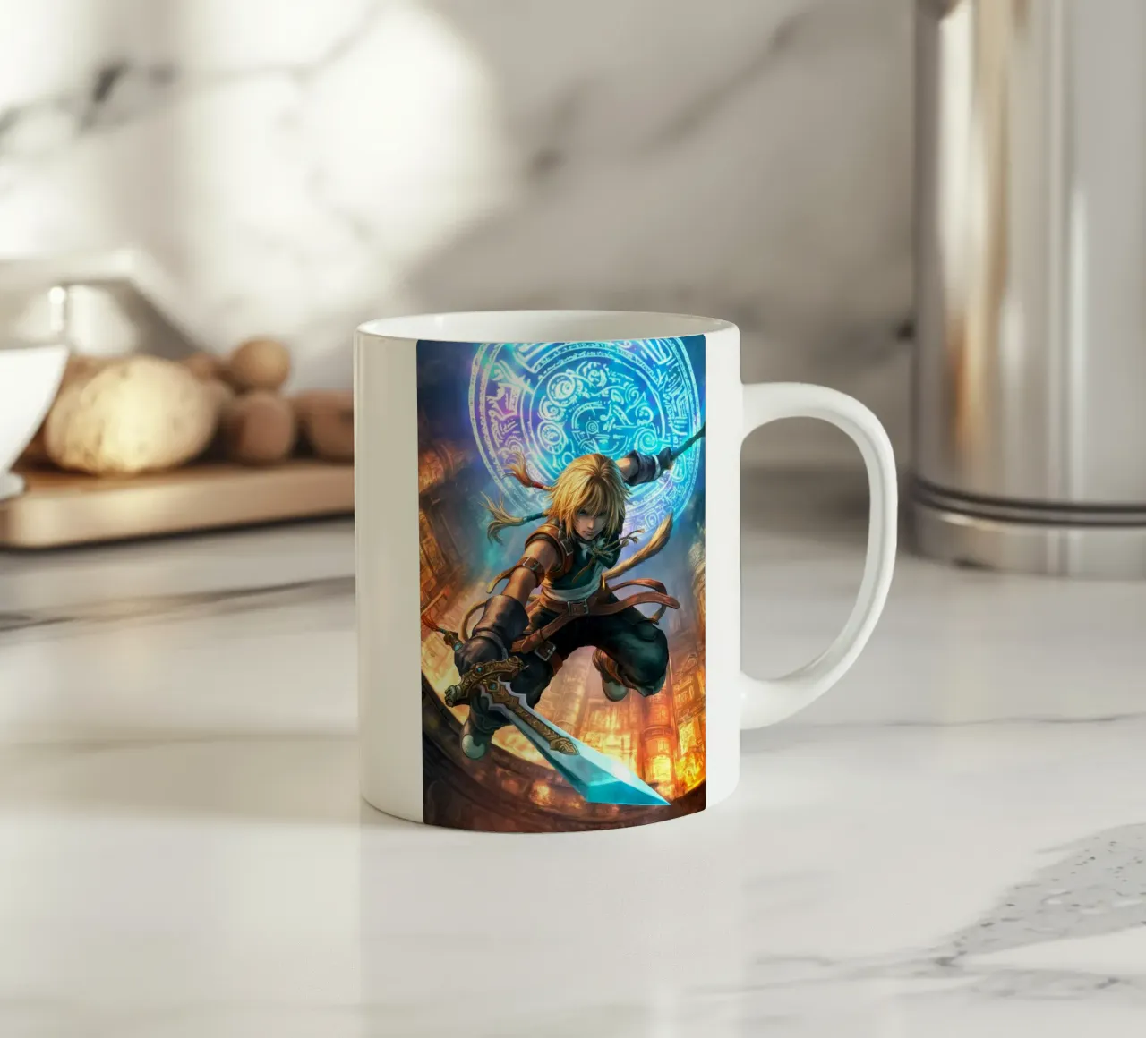Zidane Tribale Final Fantasy IX tazza in ceramica da Fleur de Lys