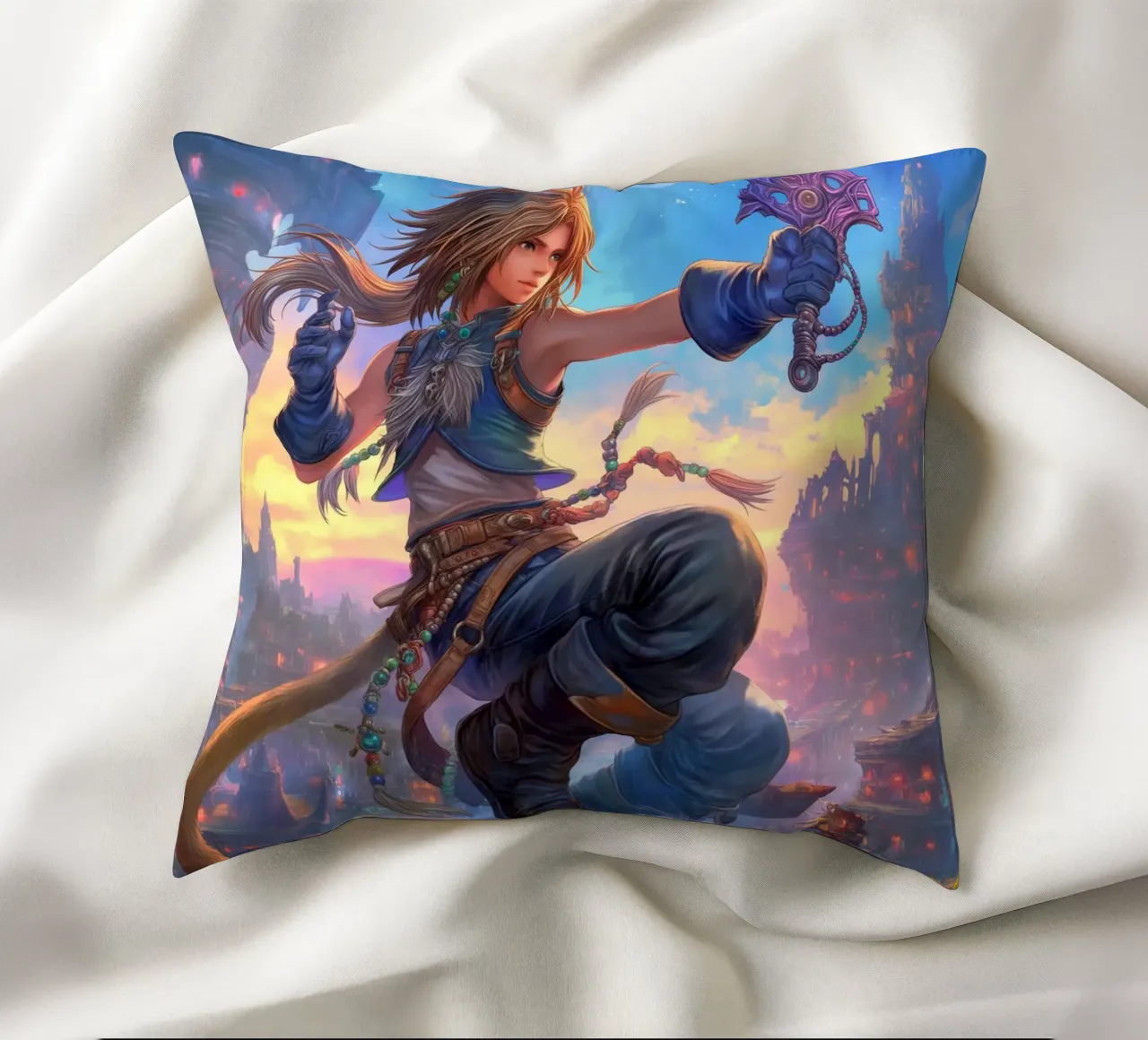 Zidane Tribale Final Fantasy IX cuscino da Fleur de Lys
