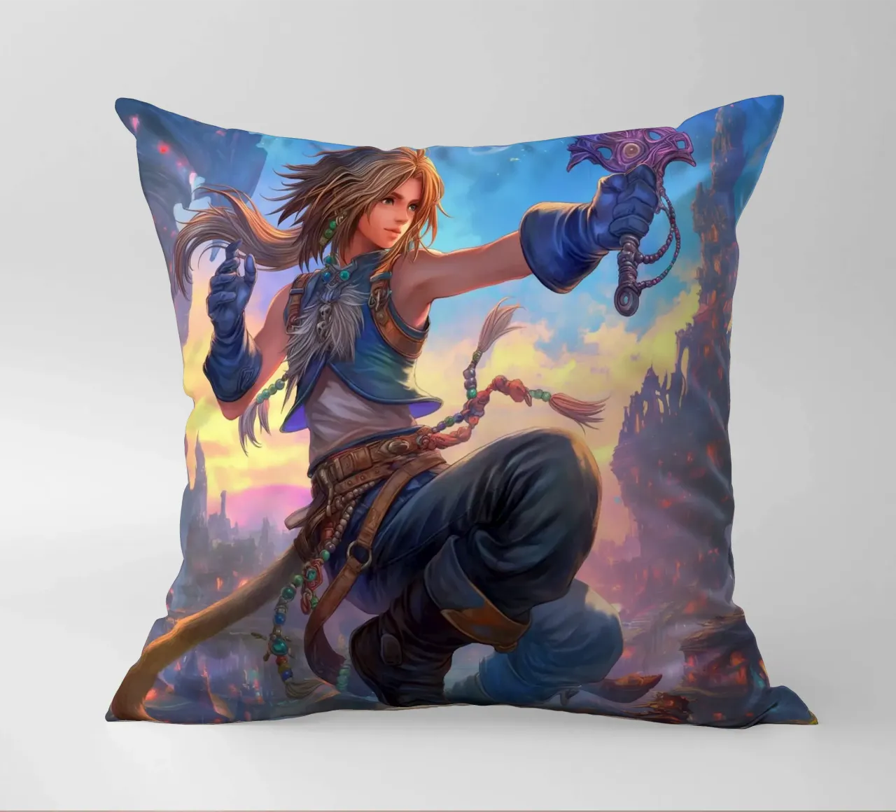 Zidane Tribale Final Fantasy IX cuscino da Fleur de Lys