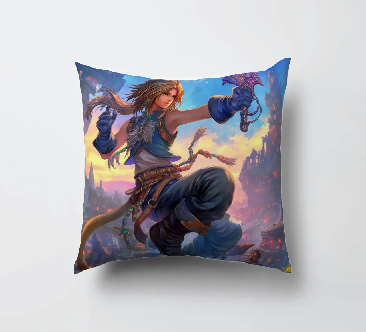 Zidane Tribale Final Fantasy IX cuscino da Fleur de Lys