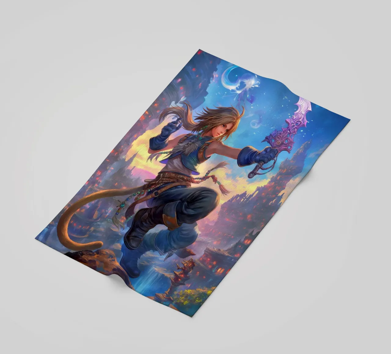 Zidane Tribale Final Fantasy IX telo mare da Fleur de Lys