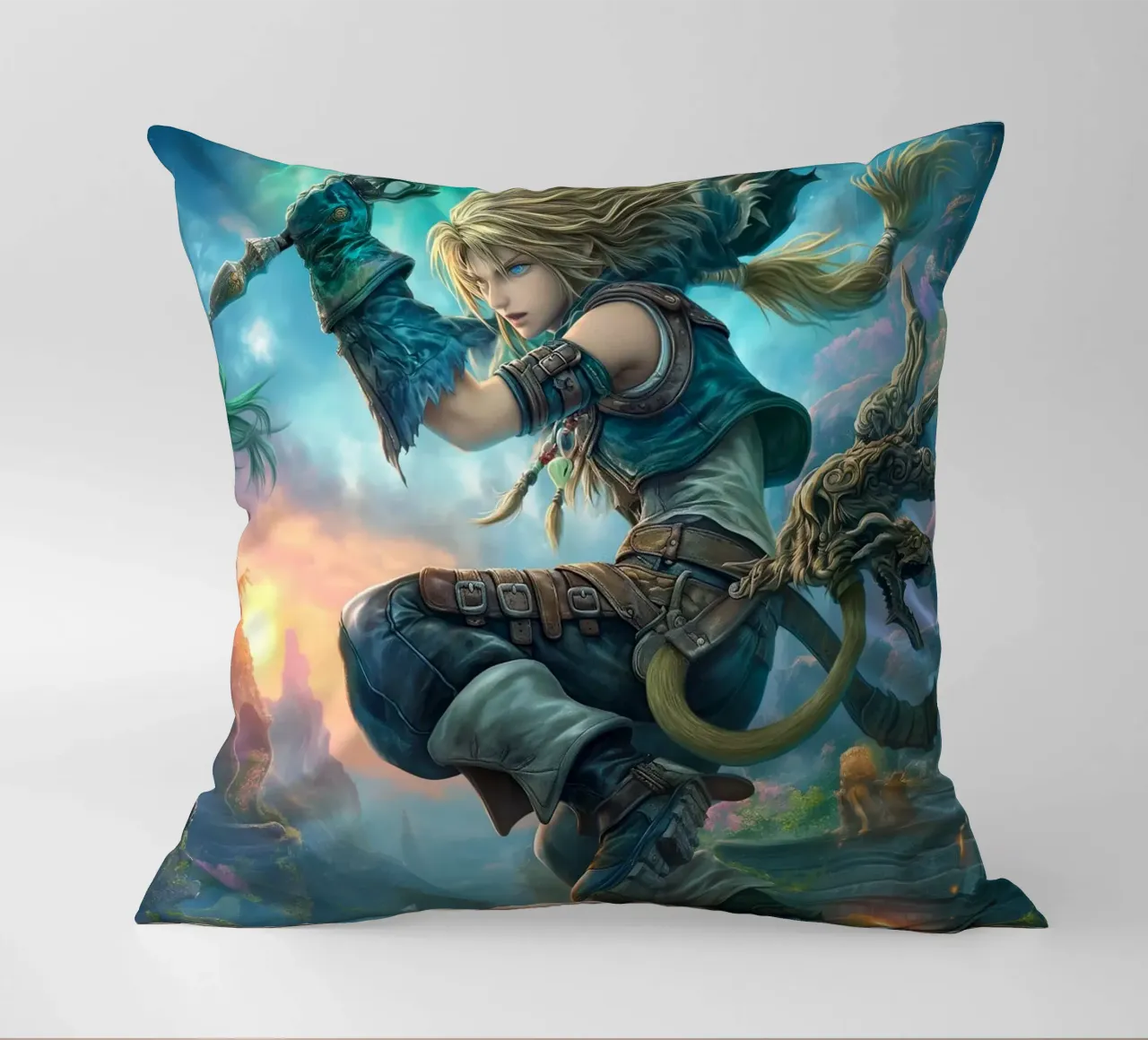 Zidane Tribale Final Fantasy IX cuscino da Fleur de Lys