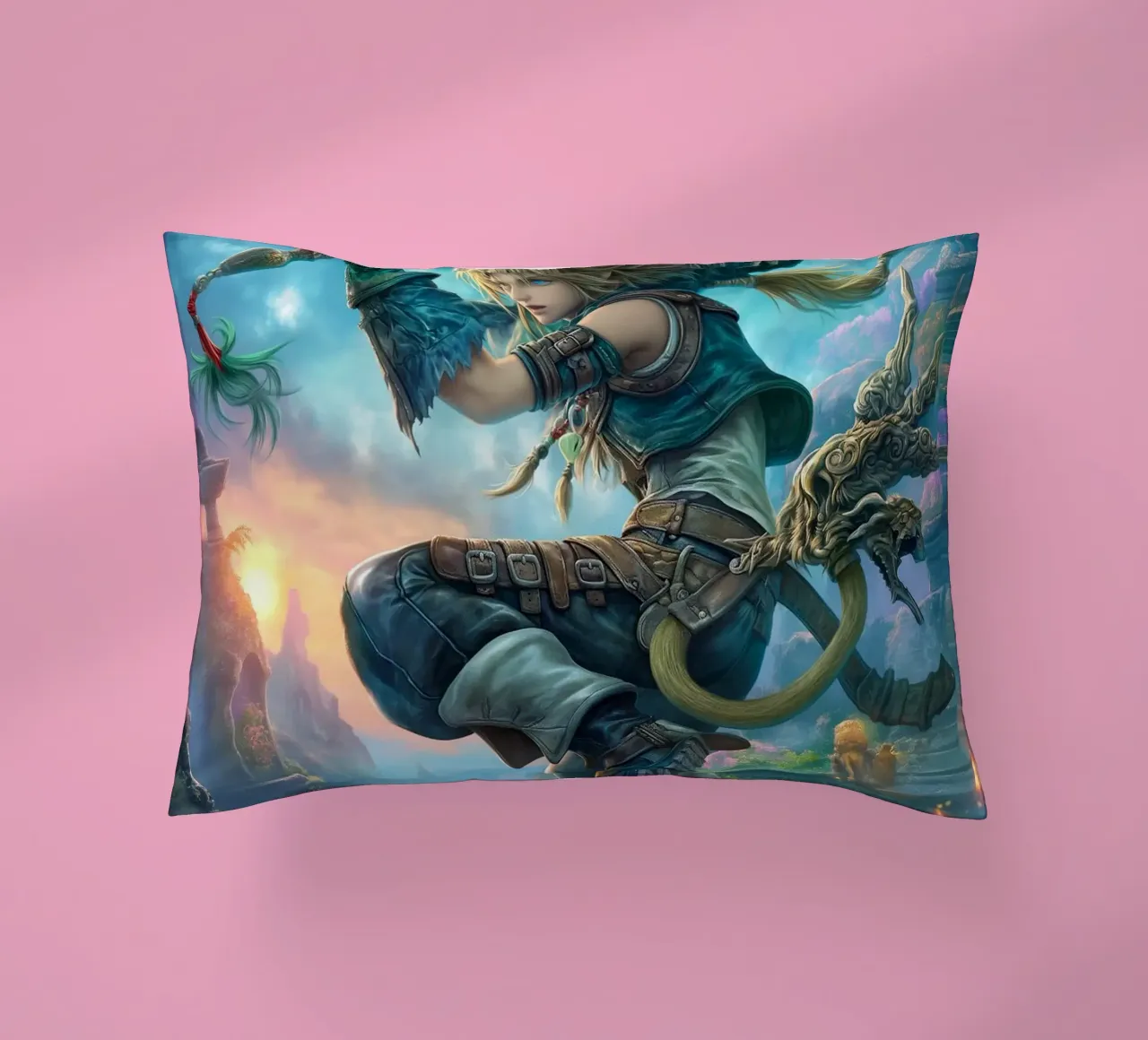 Zidane Tribale Final Fantasy IX cuscino da Fleur de Lys